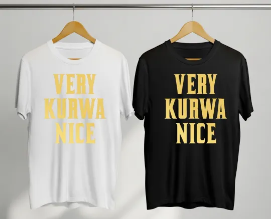 Discover Polska Koszulka Very Kurwa Nice Polish Men T-shirt Gift Top Tee