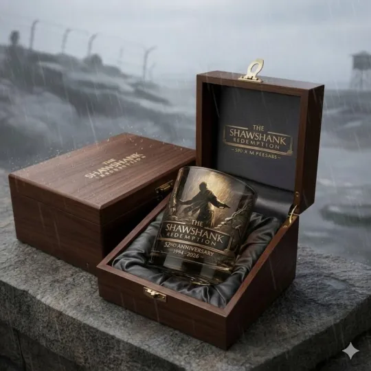 Discover Redemption 32nd Anniversary Whiskey Glass