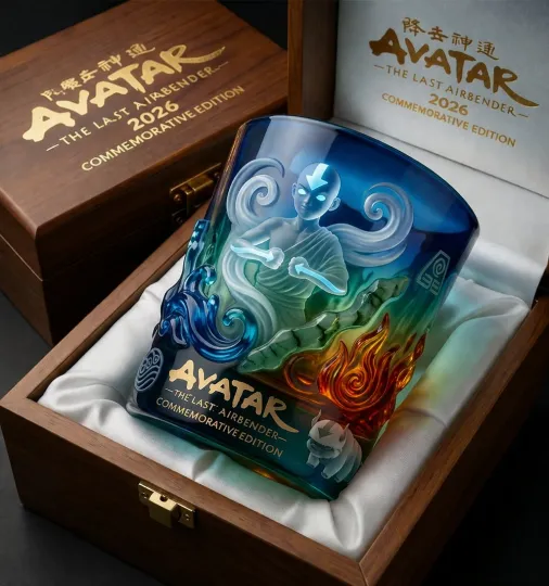 Discover The Last Airbender Commemorative Edition Whiskey Glass