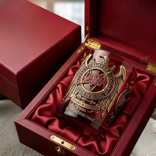 Discover Slayer Seasons In The Abyss Huntington Park Whiskey Glass