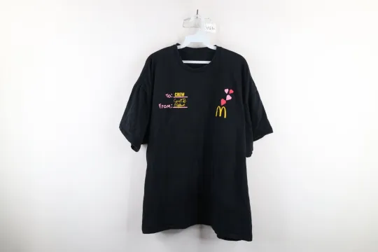 Discover McDonald's Men’s Faded Spell Out Crew T-Shirt