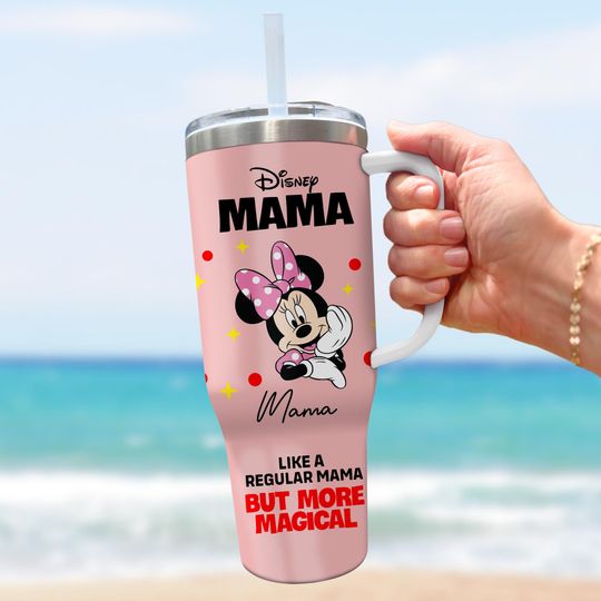 Discover Personalized Disney Minnie Mama 40Oz Tumbler,