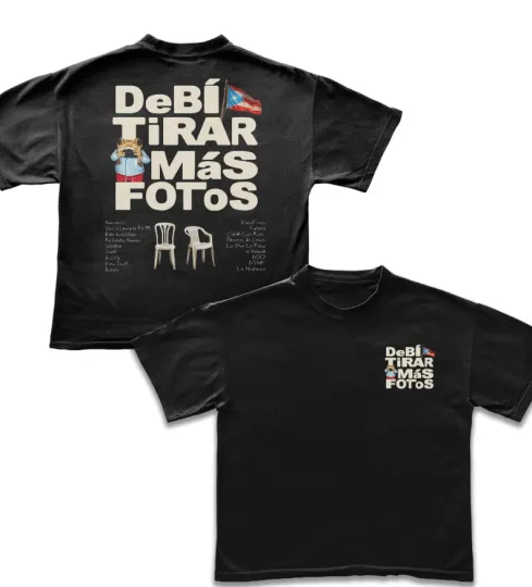 Discover Bad Bunny DTMF Double Sided T-Shirt - Music Concert Tee