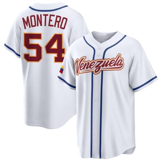 Discover Keider Montero Jersey,VenezuelaWhite Limited Shirt Custom Jersey Man/Youth size