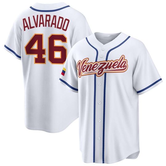 Discover Jose Alvarado Jersey,VenezuelaWhite Limited Shirt Custom Jersey Man/Youth size