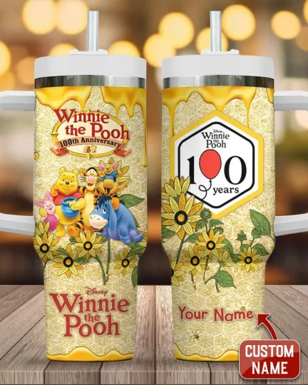 Discover Custom Winnie The Pooh Tumbler, Gift For Cartoon Lover, Gift For Her