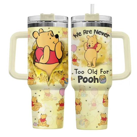 Discover Winnie The Pooh Tumbler, Gift For Cartoon Lover, Gift For Her