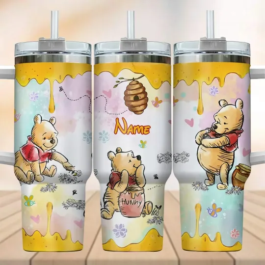 Discover Disney Winnie The Pooh Tumbler, Gift For Cartoon Lover, Gift For Her