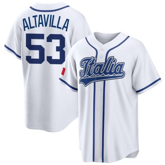 Discover Dan Altavilla Jersey,Italy White Limited Shirt Custom Jersey Man/Youth size