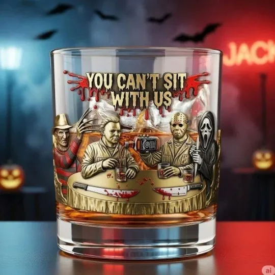 [No box] Horror Bar Whiskey Glass