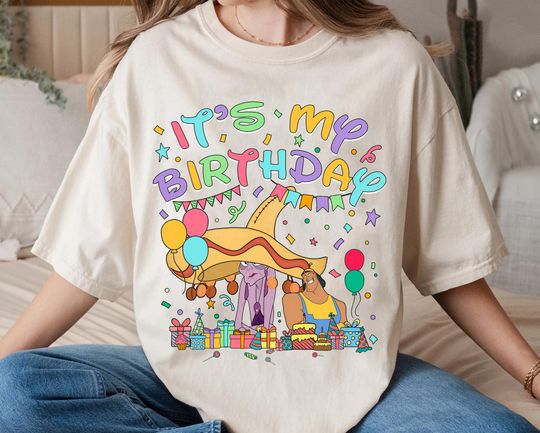 Discover Yzma Krock It's My Birthday Comfort Colors Shirt, The Emperor's New Groove T-shirt, Disney Villains, Birthday Gift, Disneyland Birthday Trip