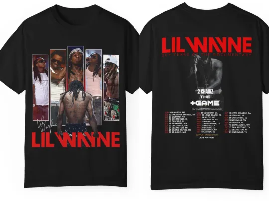 Lil Wayne 2026 Tour Unisex T-shirt