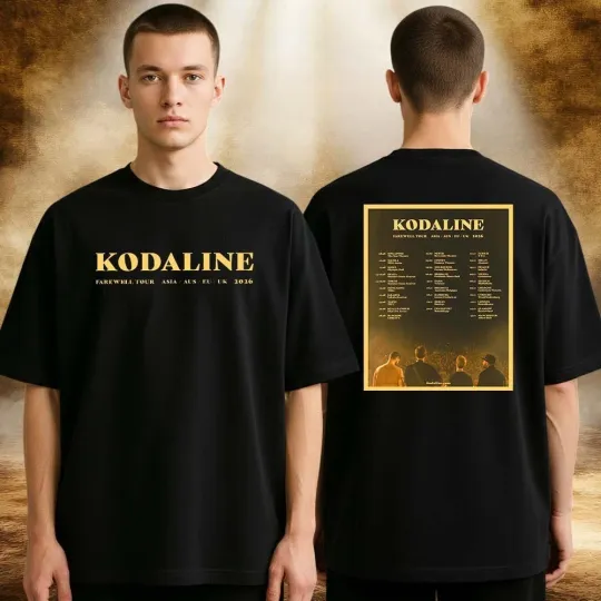 Discover Kodaline Tour Poster At The Star Theatre In Singapore On August 08 2026 T-Shirt