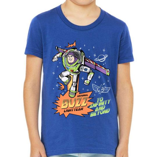 Buzz Lightyear Toy Story Shirt, To Infinity and Beyond Park Outfit, Retro Space Ranger Graphic, Disney Birthday Gift, Disneyland Family Trip