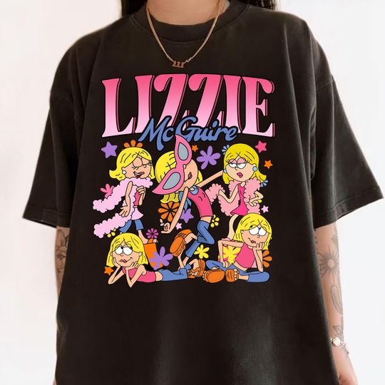 Discover Lizzie McGuire 90s Nostalgia Retro Disney Shirt, Disney Channel Y2K Fashion Tee, Disneyland Girls Trip, Magic Kingdom Outfit, Birthday Gift