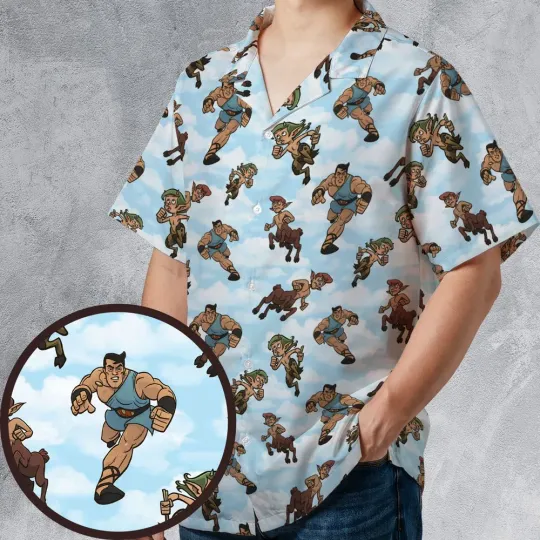 Discover The Mighty Hercules Hawaiian Shirt , Gift For Cartoon Lovers