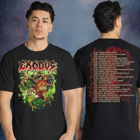 Discover Exodus Swarm of Horror Tour 2026 Unisex T-Shirt