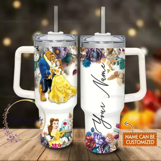 Discover Beauty And The Beast 40oz Tumbler, Beauty And The Beast Tumbler