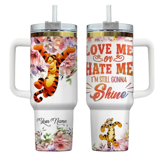 Discover Tigger Tumbler 40oz, Custom Tumbler, Winnie The Pooh Tumbler