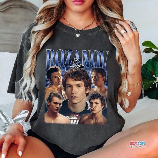 Discover Vintage Hollannov Hockey Shirt, C0nnr Storrie R0zan0v, Illlya R0zan0v Sweatshirt, Arkham Fans, Queer Hockey Fan Shirt