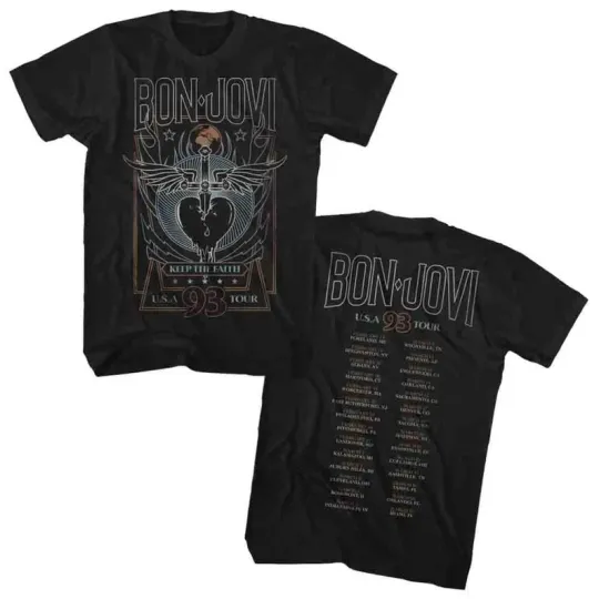 Discover Bon Jovi '93 Tour T-Shirt