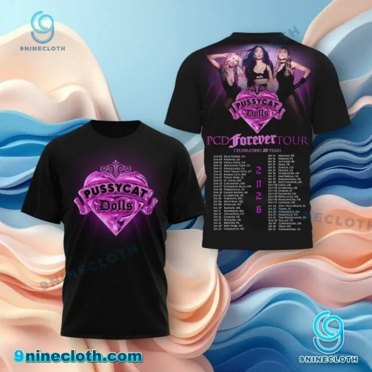 Discover The Pussycat Dolls PCD Forever Tour 20th Anniversary 2026 T-Shirt