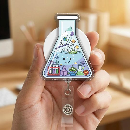 Discover Lab Week 2026 Badge Reel Lab Scientist Badge Blood Bank Laboratory Badge Reel Phlebotomist Lab Tech Gift Id Holder Lab Story Gift B1CE05