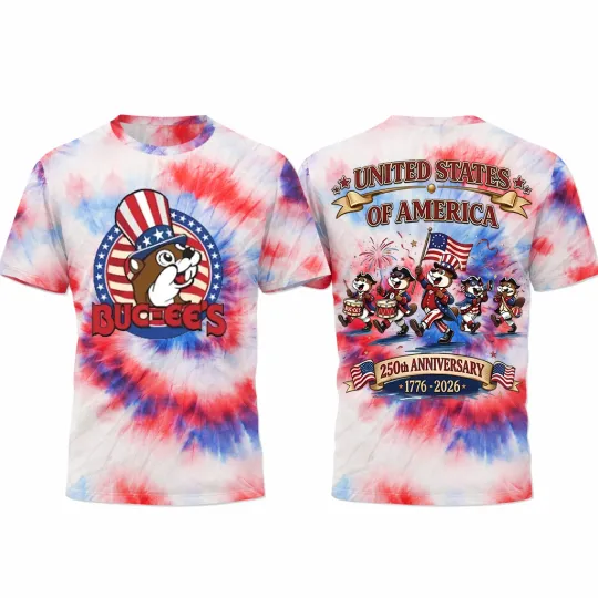 Buc-ees 250th Anniversary All Over Print T-Shirt