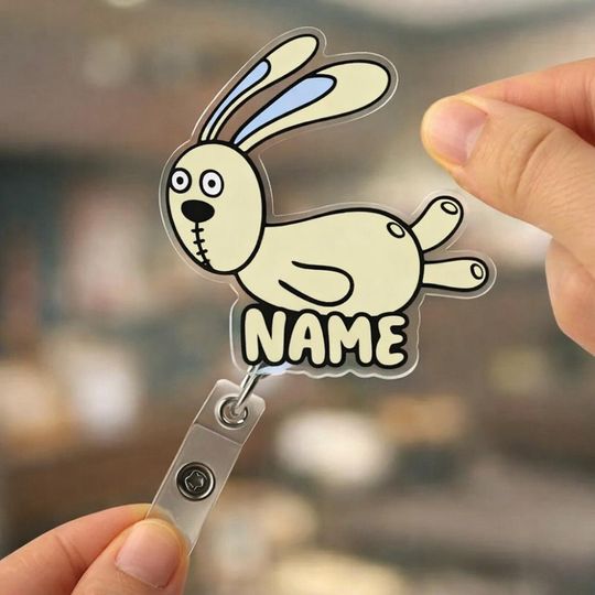 Custom Teacher Children Book Badge Reel, Pigeon Elephant Piggie Badge Holder, Teacher Appreciation Gift, Back To School Badge Reel -5