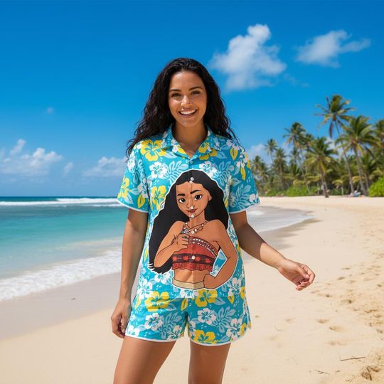 Discover Disney Beach Princess Hawaiian Shirt, Summer Vacation Trip