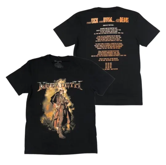 Discover MEGADETH The Sick The Dying And The Dead Unisex Double Sided T-Shirt