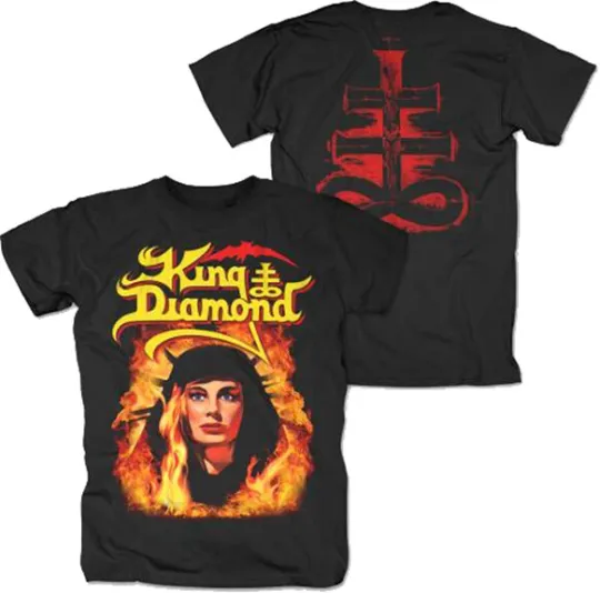 Discover King Diamond Fatal Portrait Double Sided T-Shirt for Mercyful Fate Black Metal Fans