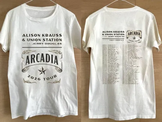 Discover Alison Krauss and Union Station 2 Sides 2026 American Tour S to 5L Shirt SG762