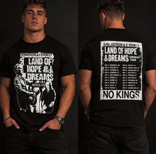 Discover Springsteen E Street Land Of Hope Dreams 2026 Tour T shirt