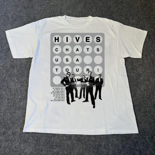 Discover THE HIVES EAST COAST TOUR 2026 and The Chats JAPAN TOUR T-shirt