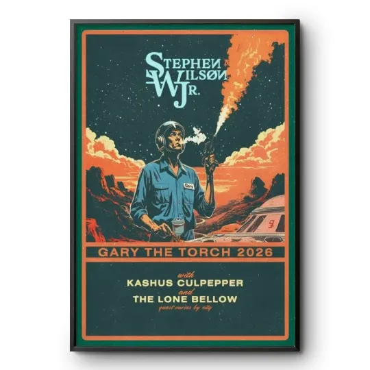 Discover Stephen Wilson Jr Gary The Torch 2026 Tour Concert Poster