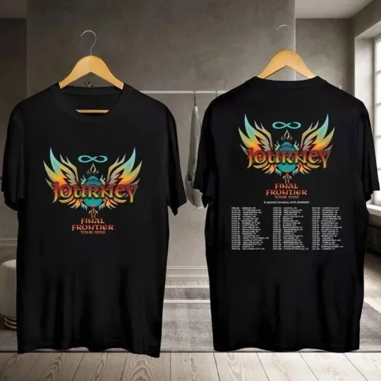 Discover Journey Final Frontier Tour 2026 T-Shirt, Journey Band Shirt Unisex Gift Fan