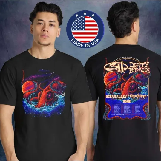 Discover 311 Band So Glad You Made It Tour 2026 Dirty Heads Dates 2-Sided Unisex T-Shirt
