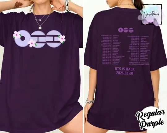 Discover BTS World Tour 2026 Arirang Shirt, Kpop Army Concert Outfits Tee