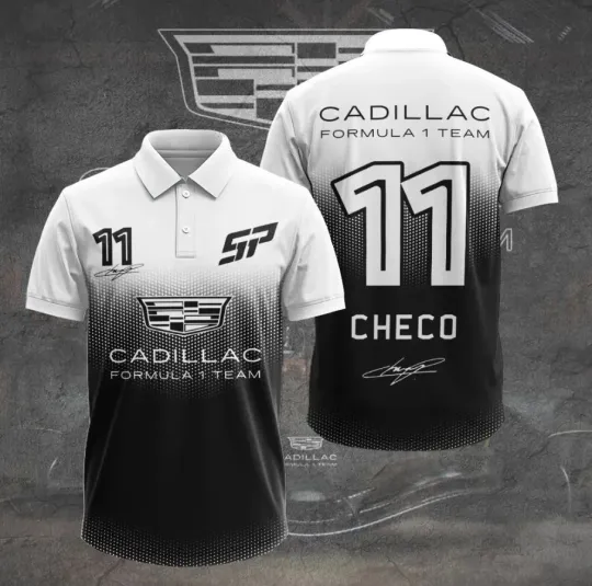 Discover Cadillac1 F-1 Team Special Shirt Collection 3D Polo Shirt
