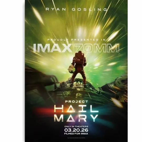 Discover PROJECT HAIL MARY 2026 movie Poster