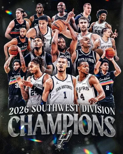 Discover 2026 Southwest Division Champions NBA Poster