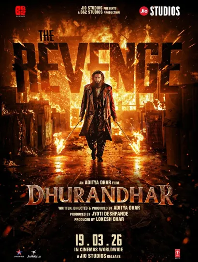 Discover Dhurandhar The Revenge 2026 Movie Poster, New Movie Wall Art Print No Frame