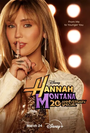 Discover 2026 Hannah Montana 20th Anniversary Special Movie Poster 11X17 Miley Cyrus ⭐🍿