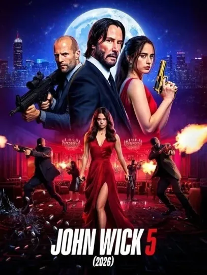 Discover New!!! John Wick 5 The Final Reckoning movie 2026 Poster