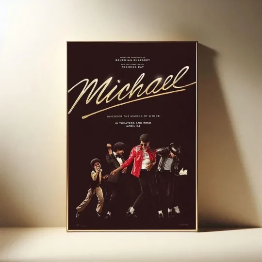 Discover Michael 2026 Movie Poster, Modern Movies Art Print