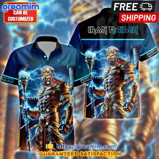 Personalized Iron Maiden Power Slave Hawaiian Shirt