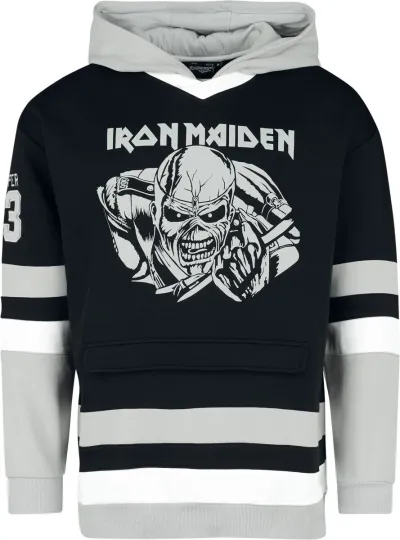 Discover Iron Maiden Heavy Metal Eddie Hockey Hoodie Jersey