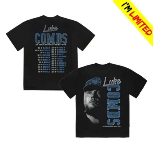 Discover 2026 Lukee Comb My Kinda Saturday Night Tour Shirt, Lukee Comb Merch Shirt