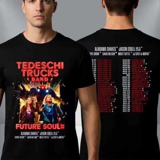 Discover Tedeschi Trucks Band Future Soul 2026 Tour Schedule Tour Dates Unisex T-Shirt